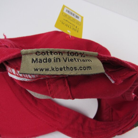 KB Ethos Vintage Future President Embroidered Red Cap Youth Adjustable - Picture 9 of 11